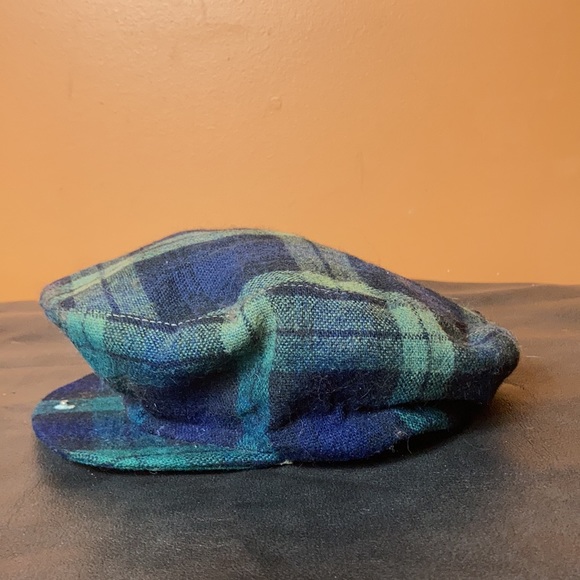 Stetson green plaid wool vintage cap - Picture 3 of 9